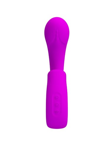 PRETTY LOVE - SIBEL VIBRATEUR POINT G + STIMULATEUR CLITORIS SIBEL 10 VIBRATIONS VIOLET