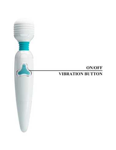PRETTY LOVE - VIBRATEUR CLOUD WAND 7 VIBRATIONS BLANC