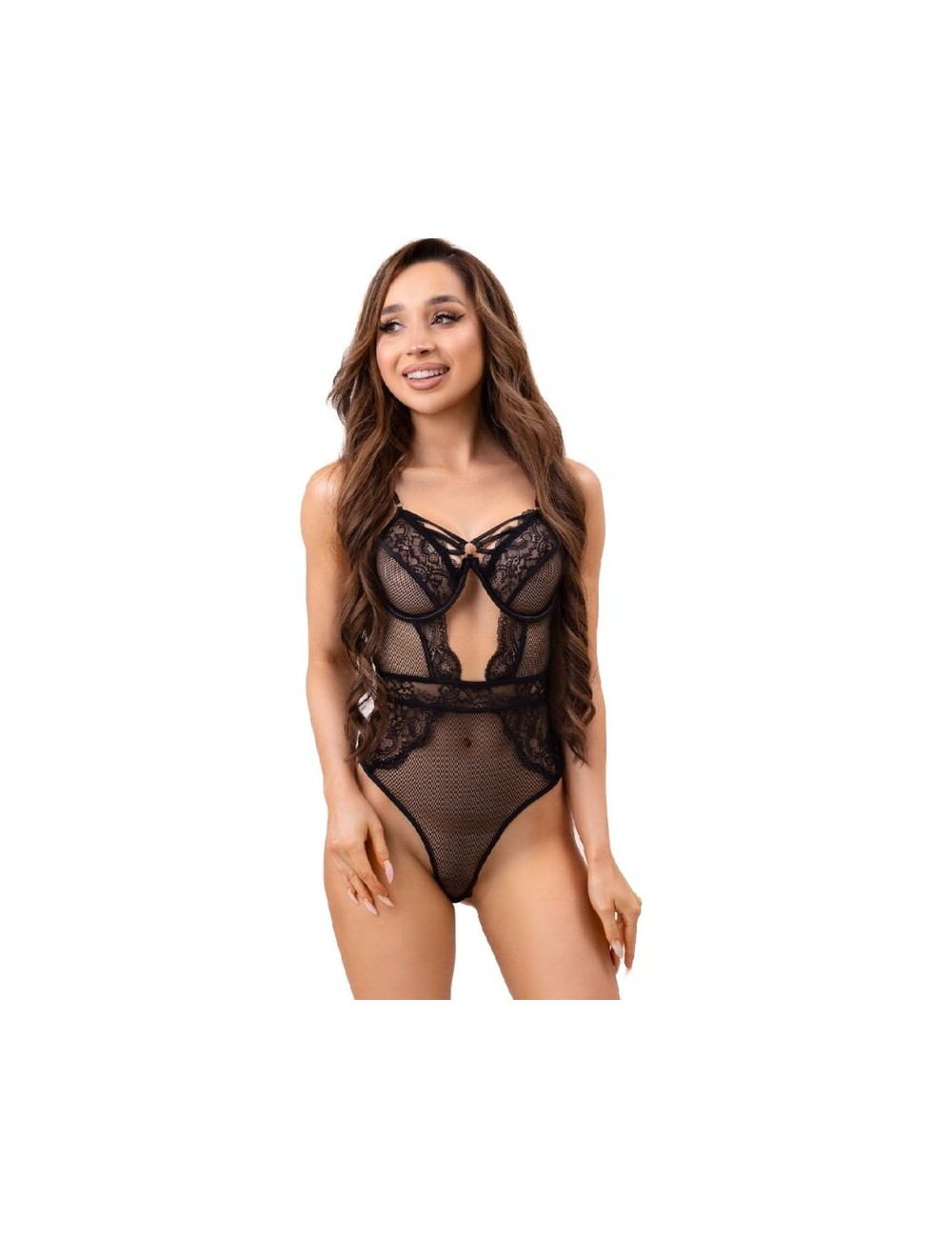 LIVCO CORSETTI FASHION - BODY PAULA LC 20209 AVEC DÉCORATIONS EN DENTELLE NOIR L/XL LIVCO CORSETTI FASHION - BODY PAULA LC 20209 AVEC DÉCORATIONS EN DENTELLE NOIR L/XL