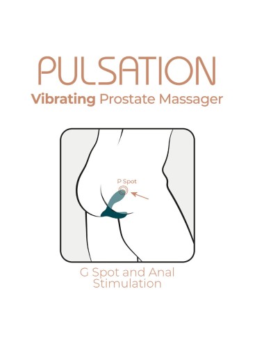 PULSATION - STIMULATEUR DE PROSTATE À PULSATION + APPLICATION