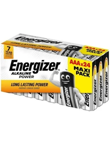 ENERGIZER - PILE ALCALINE ALCALINE AAA LR03 BOÎTE*24 (3 BOÎTES*8 PILES)