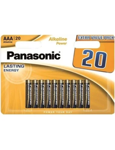 PANASONIC - PILE ALCALINE AAA BRONZE LR03 BLISTER*20