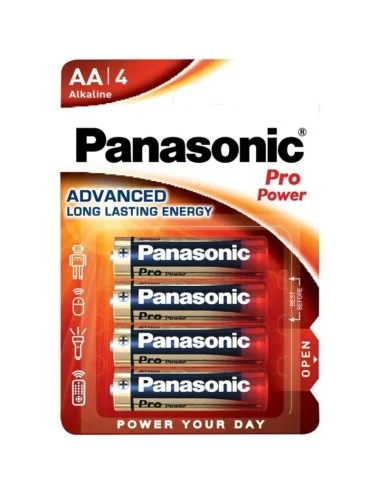 PANASONIC - PILES ALCALINES PRO POWER AA LR6 BLISTER*4