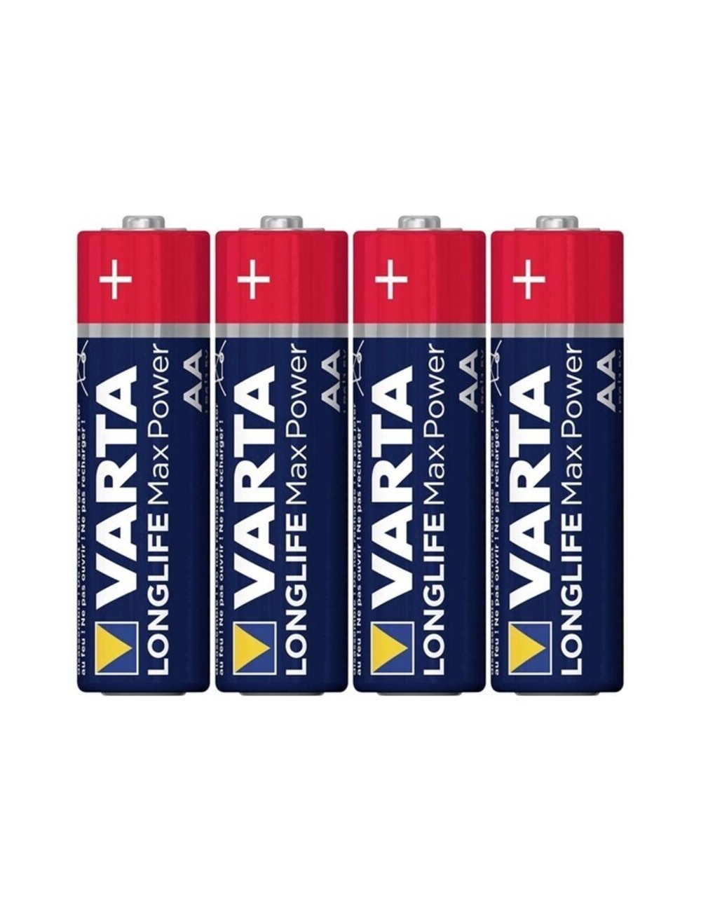 VARTA - PILE RÉTRACTABLE ALCALINE MAX POWER AA LR6*4 VARTA - PILE RÉTRACTABLE ALCALINE MAX POWER AA LR6*4
