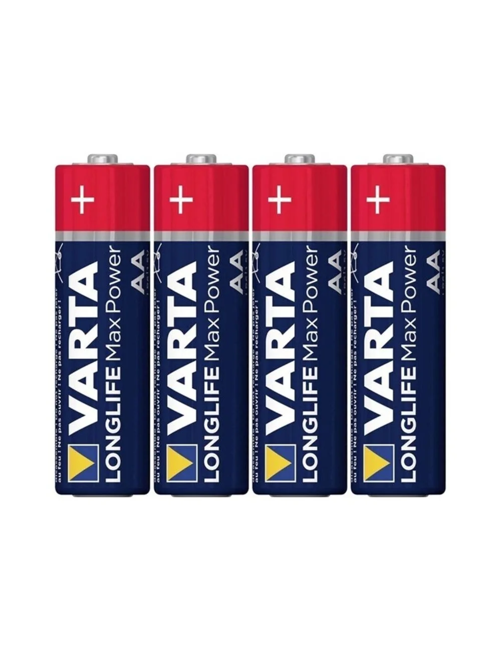 VARTA - PILE RÉTRACTABLE ALCALINE MAX POWER AA LR6*4 VARTA - PILE RÉTRACTABLE ALCALINE MAX POWER AA LR6*4