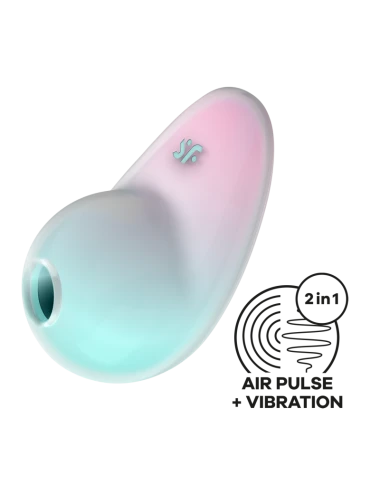 ECHANTILLON Pixie Dust vibromasseur à ondes de pression - Vert et rose