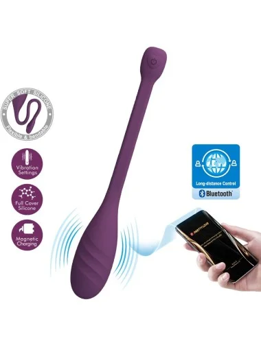 PRETTY LOVE - VIBRATEUR CONTRÔLÉ PAR APPLICATION LEVIATHAN VIOLET