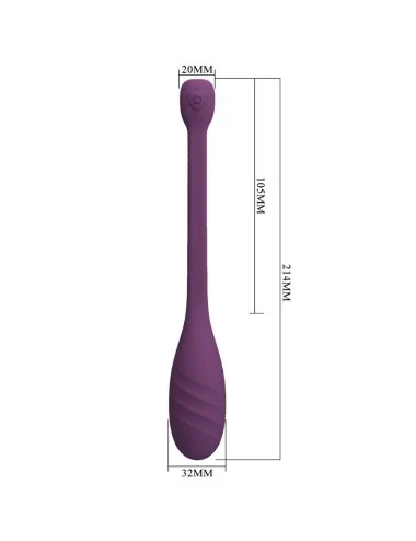 PRETTY LOVE - VIBRATEUR CONTRÔLÉ PAR APPLICATION LEVIATHAN VIOLET