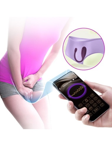 PRETTY LOVE - VIBRATEUR CONTRÔLÉ PAR APPLICATION LEVIATHAN VIOLET