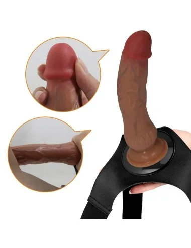 PRETTY LOVE - CULOTTE HARNAIS UNIVERSELLE KYTON AVEC GODE SQUIRTING 19 CM MULATO