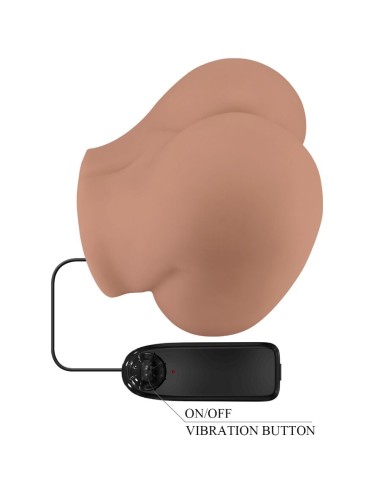 CRAZY BULL - VIBRATEUR BERNACE ASS AVEC VAGIN ET ANUS RÉALISTES TÉLÉCOMMANDE