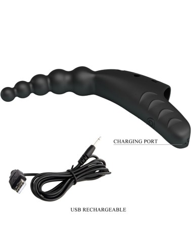 PRETTY LOVE - JORDIN FINGER VIBRATOR 10 VIBRATIONS NOIR