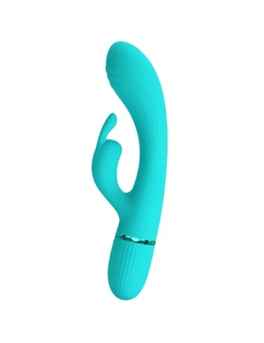 PRETTY LOVE - VIBRATEUR SCOCCO LAPIN TURQUOISE