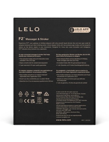 LELO - MASTURBATEUR POUR HOMME F2S™ TEAL BLEU