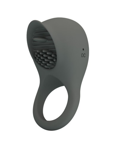 PRETTY LOVE - NIMBUS ANNEAU VIBRATEUR AVEC LANGUE GRIS