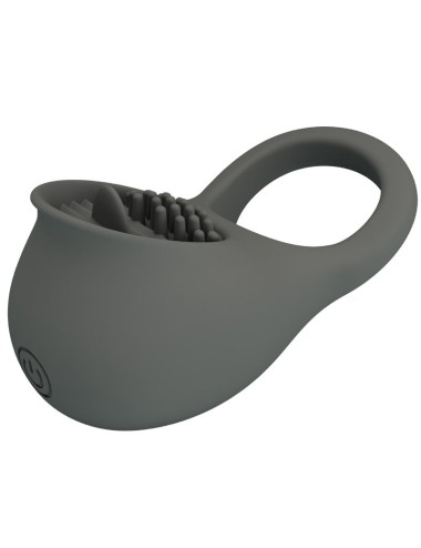PRETTY LOVE - NIMBUS ANNEAU VIBRATEUR AVEC LANGUE GRIS