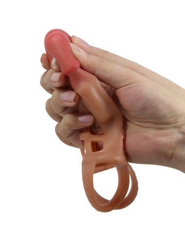 PRETTY LOVE - MANCHON PÉNIS VIBRANT PRESTON 18 CM