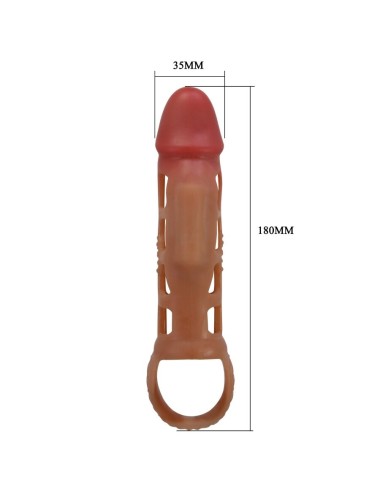 PRETTY LOVE - MANCHON PÉNIS VIBRANT PRESTON 18 CM