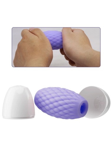 PRETTY LOVE - MASTURBATEUR POUR HOMME EN SILICONE ATHENA EROS VIOLET