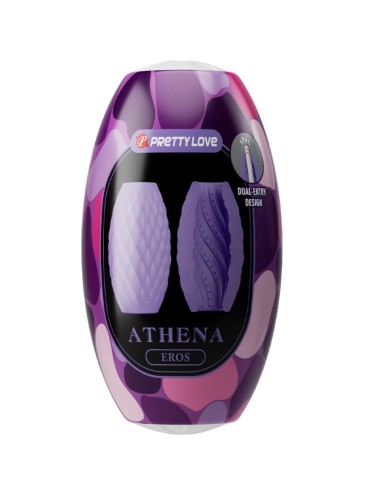 PRETTY LOVE - MASTURBATEUR POUR HOMME EN SILICONE ATHENA EROS VIOLET