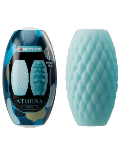 PRETTY LOVE - MASTURBATEUR POUR HOMME EN SILICONE ATHENA EROS BLEU CIEL