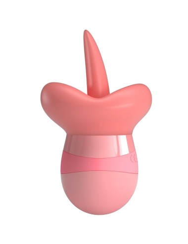 PRETTY LOVE - STIMULATEUR DE CLITORIS KYLEE TONGUE 10 VIBRATIONS ROSE NUDE