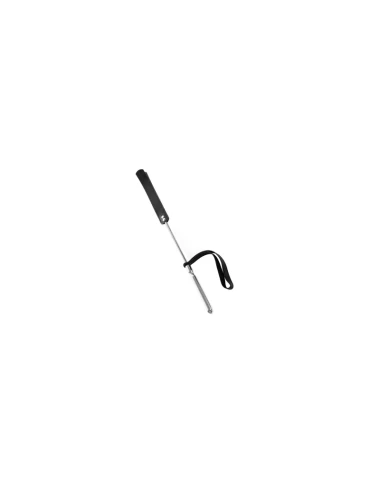 Cravache Métal Courte mèche Longue Noir