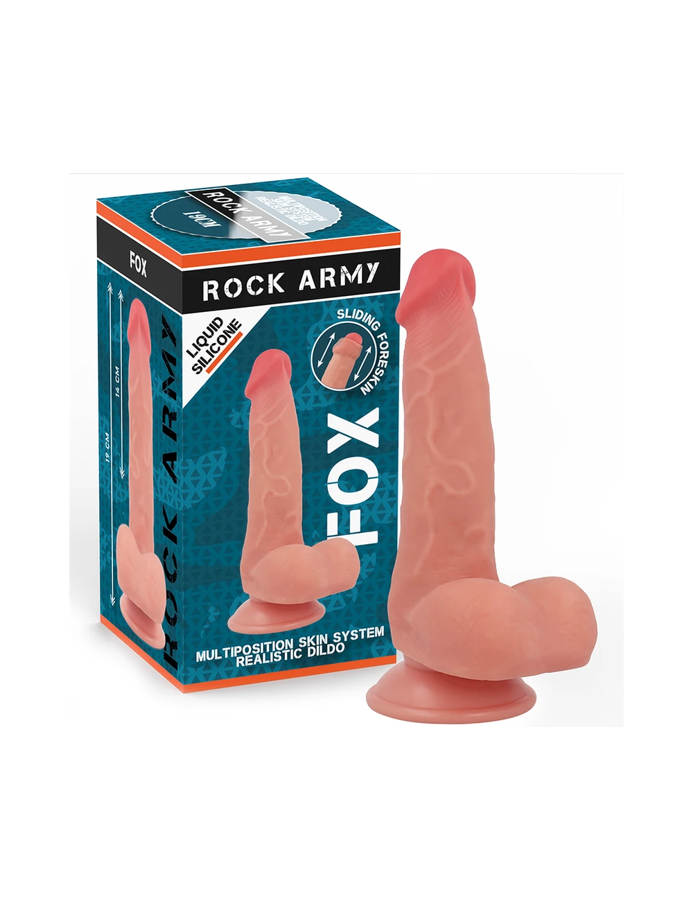 ROCKARMY - RENARD EN SILICONE LIQUIDE 19 CM -O- 3 ROCKARMY - RENARD EN SILICONE LIQUIDE 19 CM -O- 3
