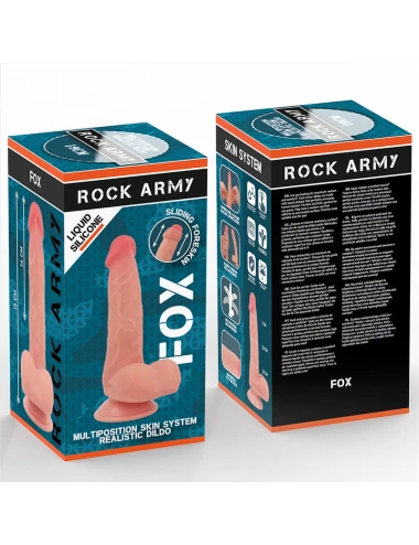 ROCKARMY - RENARD EN SILICONE LIQUIDE 19 CM -O- 3,2 CM