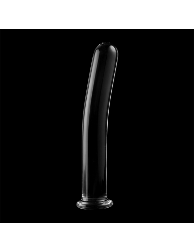 NEBULA SERIES BY IBIZA - MODÈLE 8 GODE EN VERRE BOROSILICATE CLAIR 14.5 CM -O- 2 CM
