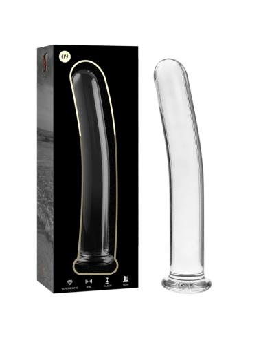 NEBULA SERIES BY IBIZA - MODÈLE 9 GODE EN VERRE BOROSILICATE CLAIR 15.5 CM -O- 2.5 CM
