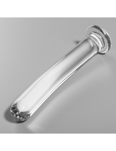 NEBULA SERIES BY IBIZA - MODÈLE 9 GODE EN VERRE BOROSILICATE CLAIR 15.5 CM -O- 2.5 CM