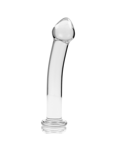 NEBULA SERIES BY IBIZA - MODÈLE 11 GODE EN VERRE BOROSILICATE CLAIR 16 CM -O- 3 CM