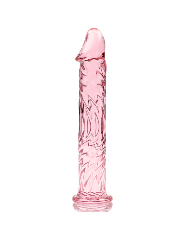 NEBULA SERIES BY IBIZA - MODÈLE 12 GODE EN VERRE BOROSILICATE ROSE 17 CM -O- 3.5 CM