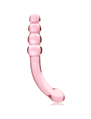NEBULA SERIES BY IBIZA - MODÈLE 14 GODE EN VERRE BOROSILICATE ROSE 18.5 CM -O- 3 CM