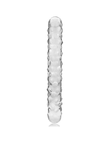 NEBULA SERIES BY IBIZA - MODÈLE 15 GODE EN VERRE BOROSILICATE CLAIR 18.5 CM -O- 3 CM