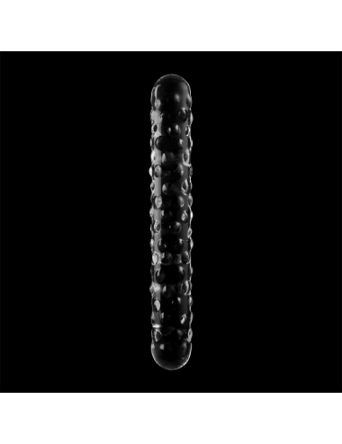 NEBULA SERIES BY IBIZA - MODÈLE 15 GODE EN VERRE BOROSILICATE CLAIR 18.5 CM -O- 3 CM