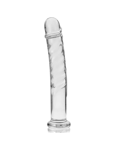 NEBULA SERIES BY IBIZA - MODÈLE 16 GODE EN VERRE BOROSILICATE CLAIR 18.5 CM -O- 3 CM