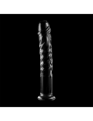 NEBULA SERIES BY IBIZA - MODÈLE 16 GODE EN VERRE BOROSILICATE CLAIR 18.5 CM -O- 3 CM