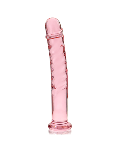 NEBULA SERIES BY IBIZA - MODÈLE 16 GODE EN VERRE BOROSILICATE ROSE 18.5 CM -O- 3 CM