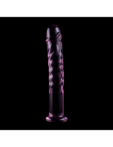 NEBULA SERIES BY IBIZA - MODÈLE 16 GODE EN VERRE BOROSILICATE ROSE 18.5 CM -O- 3 CM