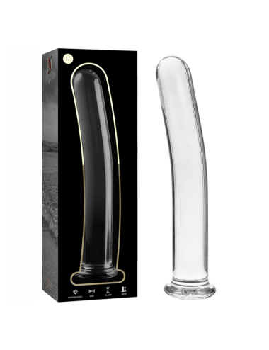 NEBULA SERIES BY IBIZA - MODÈLE 17 GODE EN VERRE BOROSILICATE CLAIR 18.5 CM -O- 3 CM