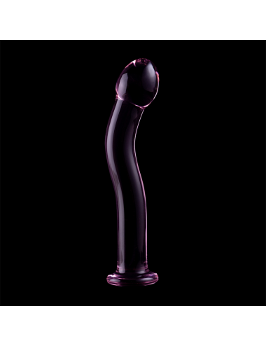 NEBULA SERIES BY IBIZA - MODÈLE 18 GODE EN VERRE BOROSILICATE ROSE 18.5 CM -O- 3.5 CM