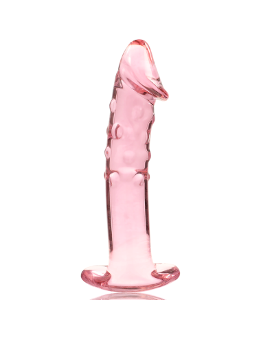 NEBULA SERIES BY IBIZA - MODÈLE 19 GODE EN VERRE BOROSILICATE ROSE 18.5 CM -O- 4 CM
