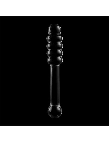 NEBULA SERIES BY IBIZA - MODÈLE 20 GODE EN VERRE BOROSILICATE CLAIR 20.5 CM -O- 3 CM
