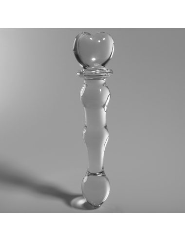NEBULA SERIES BY IBIZA - MODÈLE 21 GODE EN VERRE BOROSILICATE CLAIR 20.5 CM -O- 3.5 CM