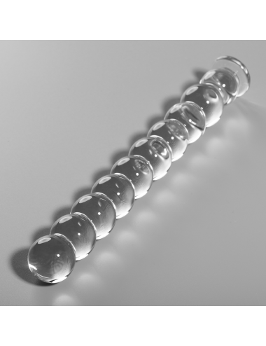 NEBULA SERIES BY IBIZA - MODÈLE 22 GODE EN VERRE BOROSILICATE CLAIR 21.5 CM -O- 2.5 CM