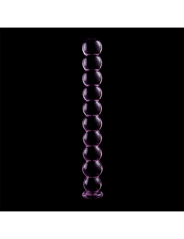 NEBULA SERIES BY IBIZA - MODÈLE 22 GODE EN VERRE BOROSILICATE ROSE 21.5 CM -O- 2.5 CM