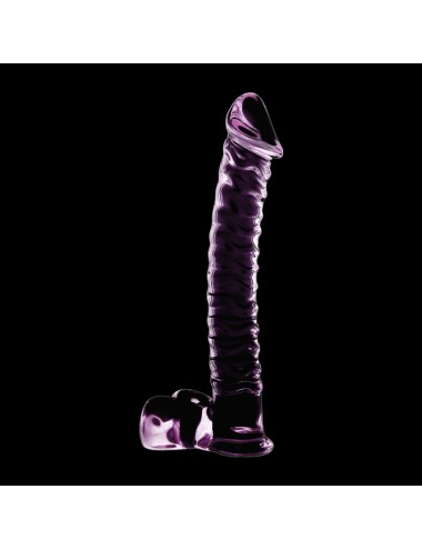 NEBULA SERIES BY IBIZA - MODÈLE 23 GODE EN VERRE BOROSILICATE ROSE 21.5 CM -O- 4 CM