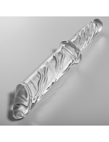 NEBULA SERIES BY IBIZA - MODÈLE 24 GODE EN VERRE BOROSILICATE CLAIR 28.5 CM -O- 5 CM